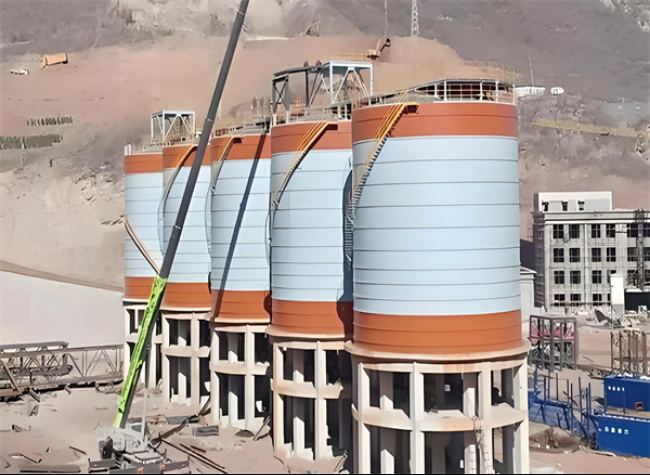 太子河高架钢板仓